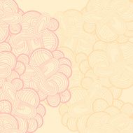 Abstract Doodled Pattern