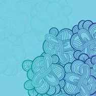 Abstract Doodled Pattern N3