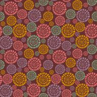 Decorative seamless bright doodle pattern