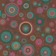 Colorful seamless abstract hand drawn pattern