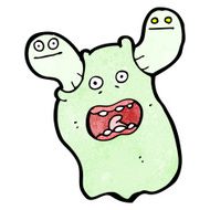 funny spooky ghost cartoon N7