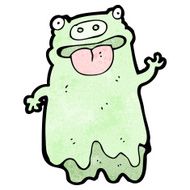 funny spooky ghost cartoon N12