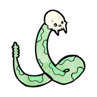 spooky snake cartoon N2