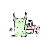 cartoon gross little devil N5