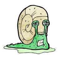cartoon slimy snail N2
