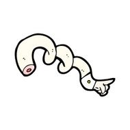 pointing arm symbol cartoon N4