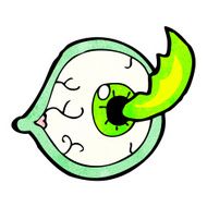 spooky cartoon eye
