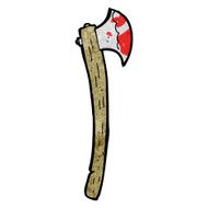 cartoon bloody axe N35