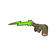 Cartoon Pointing Finger N10
