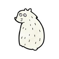 Cartoon Polar Bear Cub N72