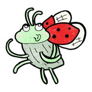 Cartoon Ladybug N117