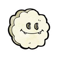 retro cartoon cloud symbol N2