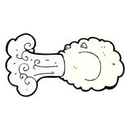 cartoon blowing cloud N3