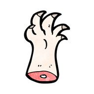 Cartoon Monster Hand N3