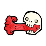 spooky skull symbol N10