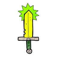 cartoon magic sword N6