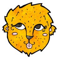 Cartoon Lion Face N27