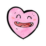 funny pink heart cartoon character N8