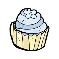 cartoon cupcake N213