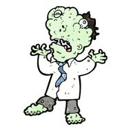 cartoon mutant monster man N4