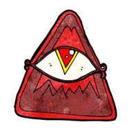 cartoon all seeing eye symbol N2