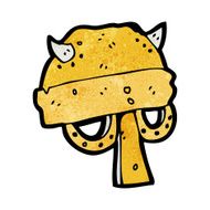 cartoon medieval helmet N11