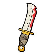 Cartoon Bloody Knife N3