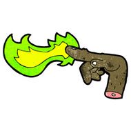 cartoon hand casting spell N7