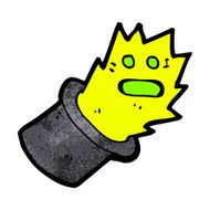 cartoon magic top hat N16
