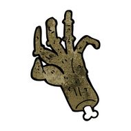 Cartoon Zombie Hand N47