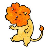Cartoon Lion N158