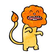 Cartoon Lion N161