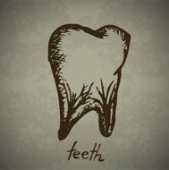 Doodle Human teeth