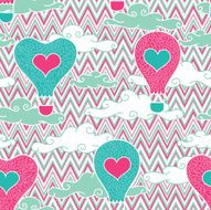 Romantic seamless pattern Valentine background N3