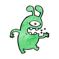Cartoon Alien N162