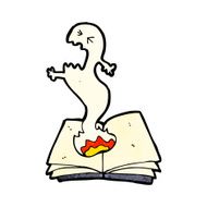 cartoon haunted spell book N2