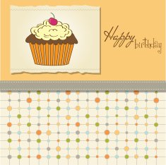 Birthday cupcake N9