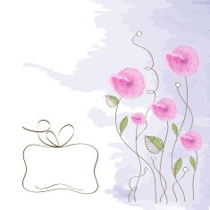 romantic flowers background N2