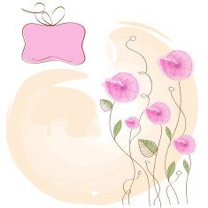 romantic flowers background N3