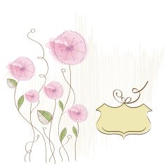 romantic flowers background N8