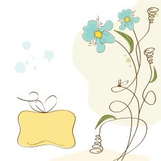romantic flowers background N12