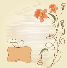 romantic flowers background N17