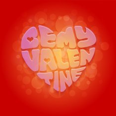 Be my Valentine greeting card N2
