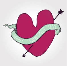 Happy valentine's day greeting card N2
