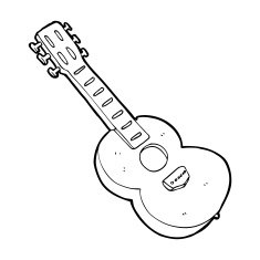 Cartoon Guitar N25