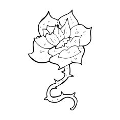 Cartoon Rose N27