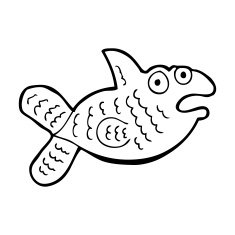 Cartoon Fish N236