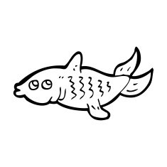 Cartoon Fish N237