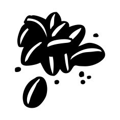 Cartoon Coffee Beans N32
