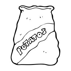 cartoon sack of potatos N5